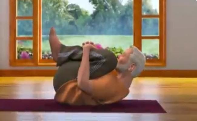 #YogaDay2019 : एनिमेटेड वीडियो के जरिये पीएम मोदी ने बताया कैसे करें पवनमुक्तासन