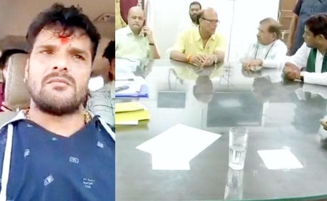 AES पीड़ितों का हाल जानने पहुंचे शरद और खेसारी, काफिले और भीड़ से बढ़ी परेशानी, फेसबुक लाइव कर खेसारी बोले...