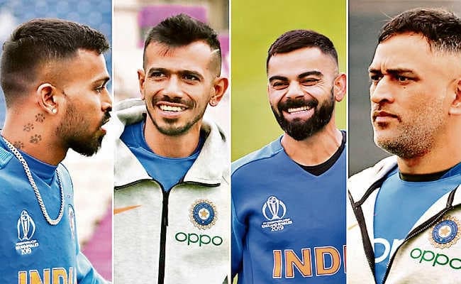 नये लुक में दिखे टीम इंडिया के खिलाड़ी कोहली और धौनी का एक जैसा हेयरकट