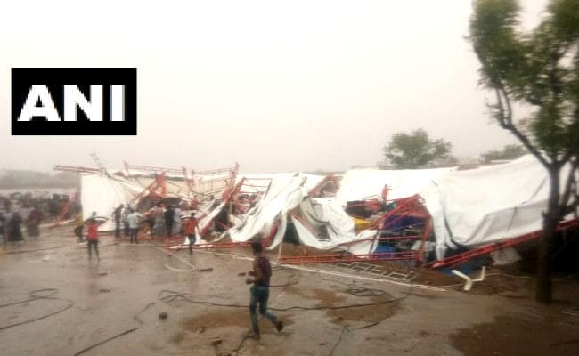 राजस्थान : बाड़मेर में रामकथा के दौरान आंधी-तूफान में गिरा पंडाल, 14 लोगों की मौत, PM ने जताया शोक