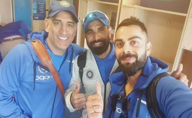 शमी ने बताया हैटट्रिक से पहले धौनी ने उनसे क्या कहा, बुमराह ने लिया मैदान पर इंटरव्यू