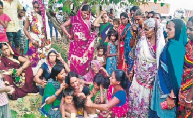 वाहन से कुचल कर मजदूर की मौत, विरोध में एनएच जाम