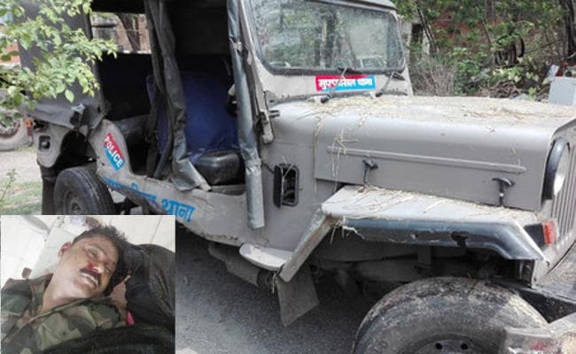 Jharkhand : पुलिस की पेट्रोलिंग जीप को ट्रक ने मारी टक्कर, एक जवान की मौत, तीन घायल