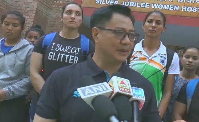 खेल मंत्री ने की खिलाड़ियों के खाने पीने के बजट में बढ़ोतरी