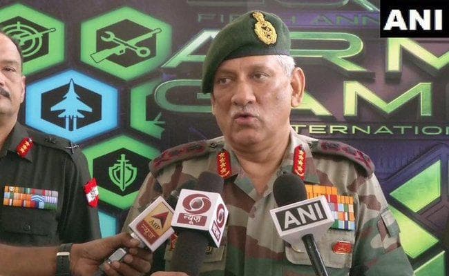 सेना प्रमुख ने कहा - पाकिस्तान की हिम्मत नहीं होगी कि वह करगिल जैसा दुस्साहस करे