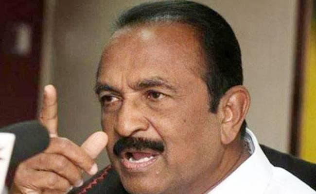 राजद्रोह मामले में एमडीएमके प्रमुख वाइको दोषी करार, एक साल जेल की सजा