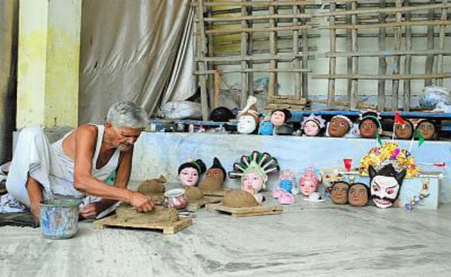 जीवन के अंतिम समय तक मुखौटा निर्माण व मुर्ति कला के लिए जीते रहे कन्हाई लाल महाराणा