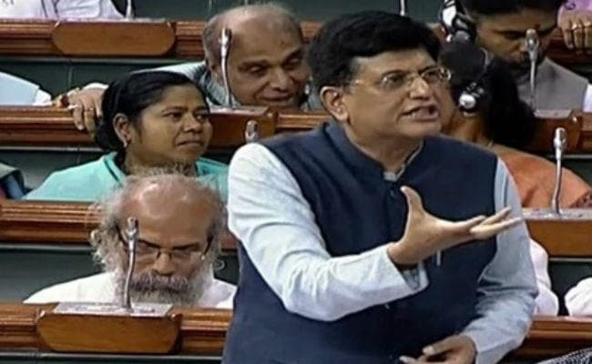 लोकसभा में बोले रेल मंत्री गोयल- बार-बार कह चुका हूं रेलवे का निजीकरण नहीं होगा