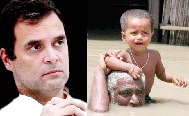 राहुल गांधी ने बिहार के बाढ़ को लेकर किया ट्वीट, कहा- आमलोगों के राहत और बचाव में तत्काल जुटे कांग्रेसी कार्यकर्ता