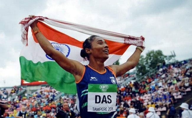 प्रधानमंत्री मोदी ने हिमा दास को पांच स्वर्ण पदक जीतने पर बधाई दी