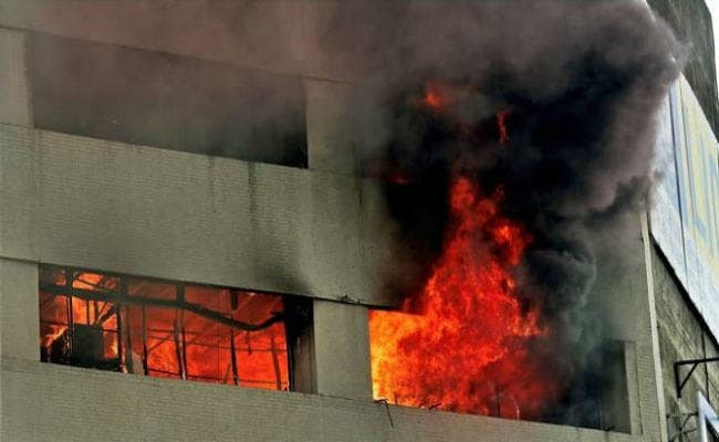 बीएसएनएल दफ्तर में भीषण आग