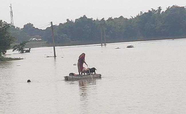 उत्तर बिहार में भारी बारिश की आशंका, औराई में बांध बहा, अब मुरौल में भी पानी घुसा
