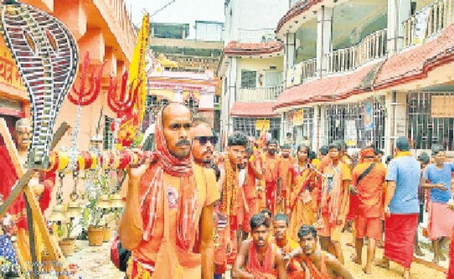 1.45 लाख कांवरियों ने किया जलार्पण