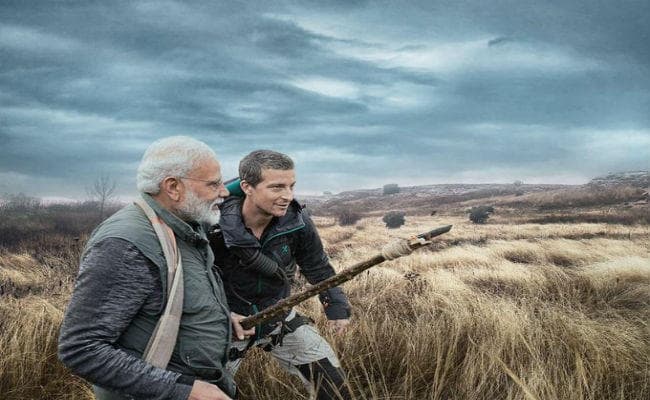 पीएम  मोदी का Man Vs Wild अवतार, देखें जंगल में एडवेंचर की रोमांचक तस्वीरें