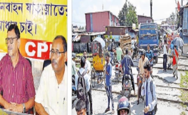 हादसों को निमंत्रण दे रहा रेलवे क्रॉसिंग, क्रॉसिंग पर न फाटक है न अंडरपास