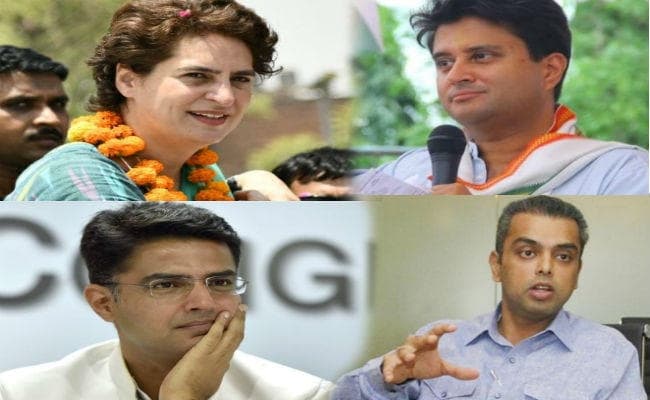 कांग्रेस अध्यक्ष पद के लिए प्रियंका के साथ उछले सिंधिया और पायलट के नाम