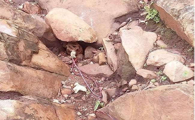 लखीसराय : कजरा के पहाड़ियों में सर्च के दौरान आइडी बम बरामद