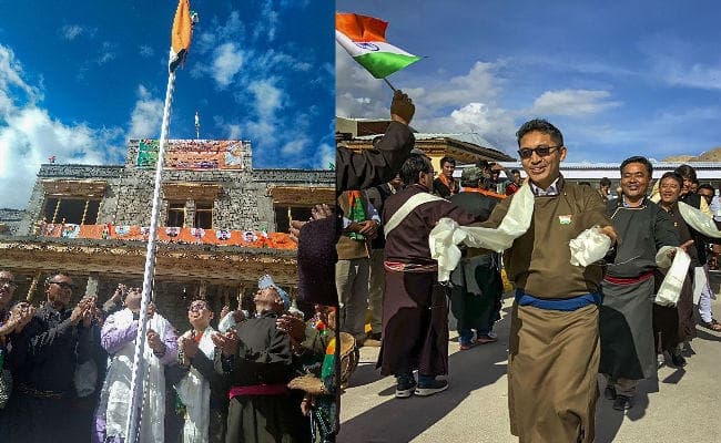 केंद्र शासित प्रदेश घोषित होने के बाद लद्दाख ने मनाया अपना ‘पहला स्वतंत्रता दिवस''
