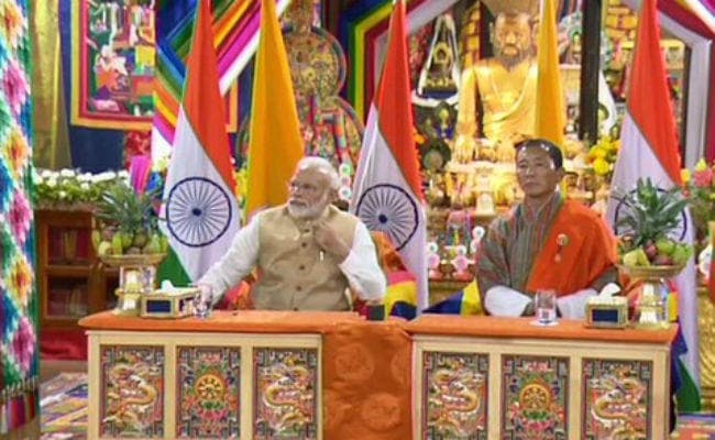 भारत-भूटान के बीच हुए 10 MOU, पीएम मोदी ने कहा - ऐसा पड़ोसी होना सौभाग्‍य की बात