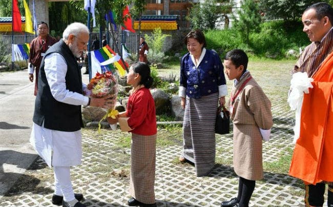 पीएम मोदी की भूटान यात्रा तस्वीरों में