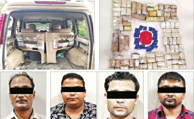 80 लाख के याबा टैबलेट्स के साथ चार गिरफ्तार