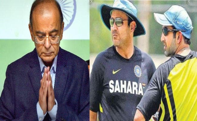 अरुण जेटली ने सहवाग, गंभीर, कोहली और धवन को ''शिखर'' तक पहुंचाया