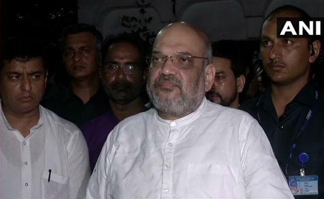 #RIPJaitley : जेटली के आवास पर तीन घंटे से अधिक समय तक रुके रहे गृहमंत्री अमित शाह