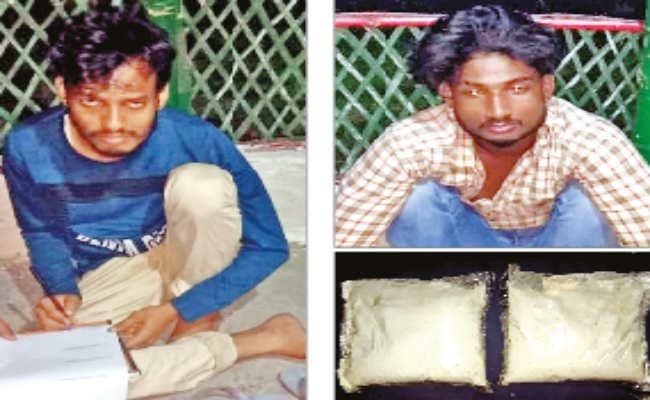 750 ग्राम ब्राउन शुगर के साथ दो तस्कर गिरफ्तार