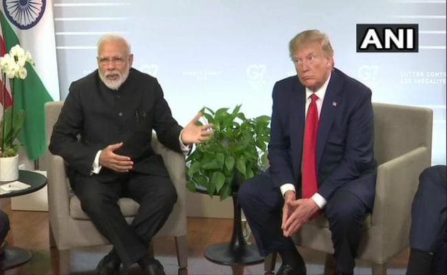 #G-7Summit : डोनाल्ड ट्रंप से बोले पीएम मोदी- कश्मीर पर तीसरे पक्ष की मध्यस्थता की गुंजाइश नहीं