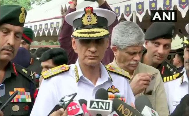 नेवी चीफ ने कहा- ''अंडर वाटर अटैक'' के लिए आतंकियों को ट्रेनिंग दे रहा है जैश ए मोहम्मद