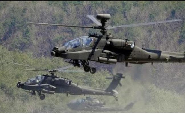 आईएएफ में मंगलवार को शामिल होंगे आठ अपाचे लड़ाकू हेलीकॉप्टर