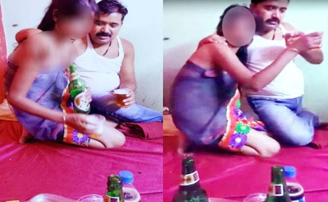 नेताजी का शराब पीते वीडियो वायरल, कहा- मुझे फंसाने के लिए किया जा रहा वीडियो वायरल