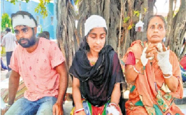 जमीन विवाद में एक ही परिवार के तीन जख्मी