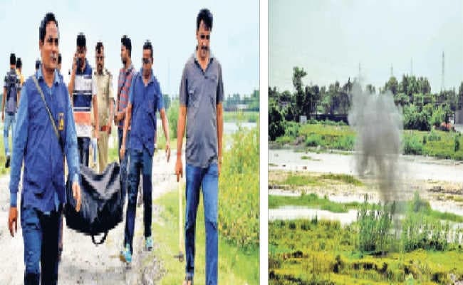 40 मिनट में निष्क्रिय किया विस्फोटक