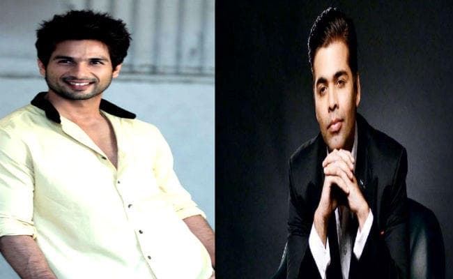 काफी विद् करण बन गया ''टाइम मशीन'', शाहरुख के बाद अब शाहिद कपूर करेंगे पुराने दिनों की यात्रा