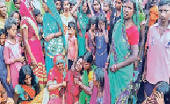 मौत के बाद एनएच को किया जाम, हुआ प्रदर्शन