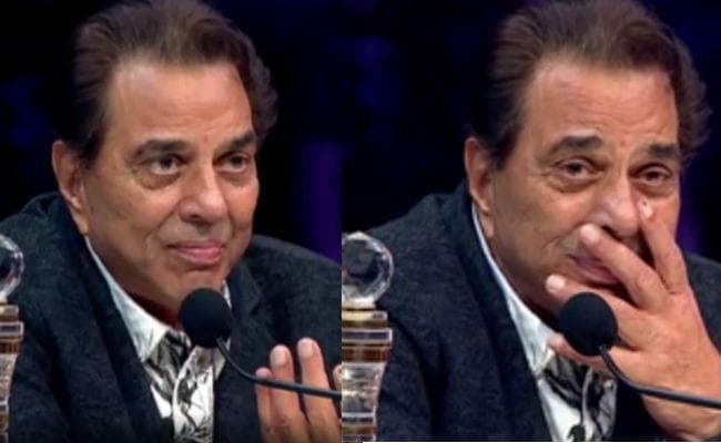 इस वीडियो को देख सबके सामने रो पड़े धर्मेंद्र, सनी देओल और करण भी दिखे भावुक