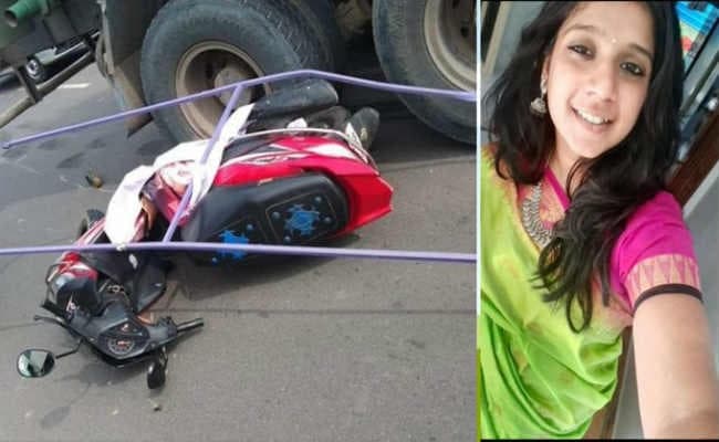 AIADMK का होर्डिंग गिरने के बाद टैंकर से कुचल कर महिला इंजीनियर की मौत, गरमायी सियासत