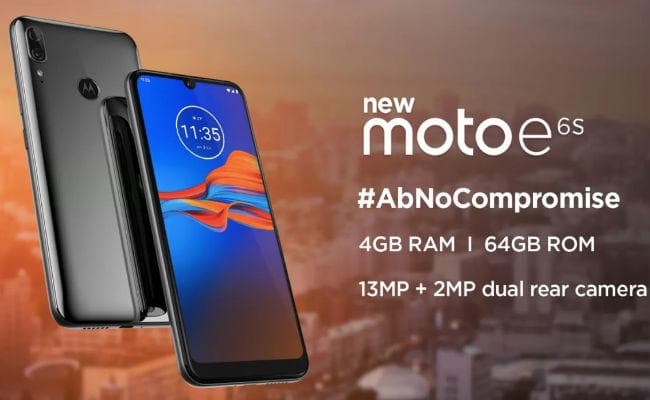 सस्ता स्मार्टफोन : मोटोरोला लाया ड्यूल रियर कैमरे वाला Moto E6s