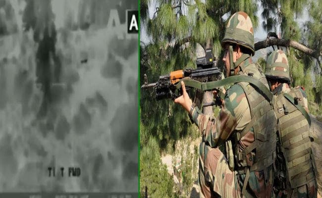 VIDEO: नियंत्रण रेखा पर घुसपैठ की कोशिश करते कैमरे में कैद हुए पाकिस्तानी आतंकी, सेना ने खदेड़ा