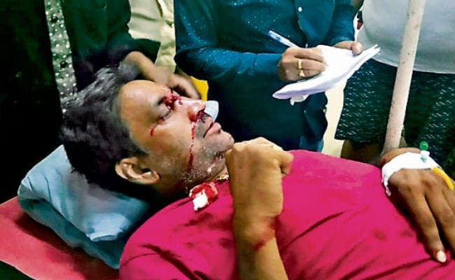 लातेहार : प्रखंड कार्यालय के सामने ठेकेदार को गोली मारी