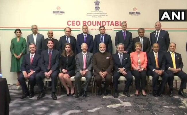 ह्यूस्टन पहुंचते ही काम शुरू, ऊर्जा क्षेत्र के अधिकारियों के साथ सफल रही मोदी की बैठक