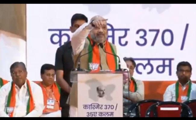 बोले अमित शाह- राहुल बाबा अभी राजनीति में आये, हमारी 3-3 पीड़ियों ने कश्मीर में दिया बलिदान