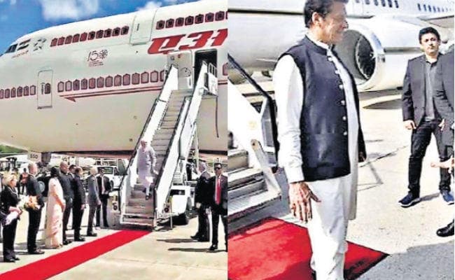 पीएम मोदी के लिए रेड कार्पेट और इमरान के लिए डोरमेट, पाकिस्तानियों ने लिये मजे