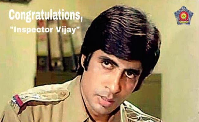Dada Saheb Phalke के लिए मुंबई पुलिस ने ''इंस्पेक्टर विजय'' अमिताभ को ऐसे दी बधाई
