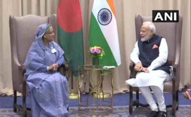 पीएम मोदी और शेख हसीना ने आतंकवाद को कतई बर्दाश्त न करने का रुख दोहराया