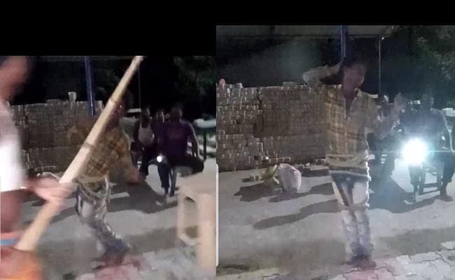 बिहार : सहरसा में चोर समझ कर युवक को खूंटे से बांध कर पीटा