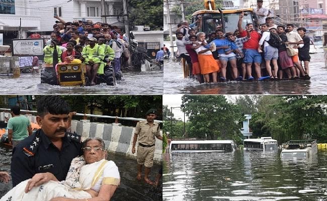 पटना में बाढ़ जैसी स्थिति, एनडीआरएफ ने जलमग्न इलाकों से 4 हजार से अधिक लोगों को निकाला