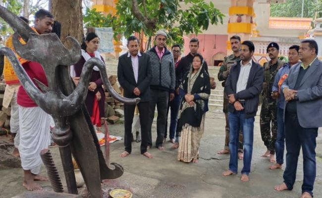 टांगीनाथ धाम में पेवर ब्लॉक व झरना तक जाने के लिए बनेगी सीढ़ी