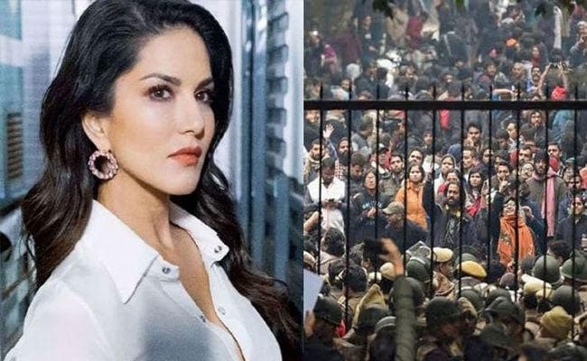 JNU Violence पर आयी सनी लियोनी की टिप्पणी, बोलीं- हिंसा के बिना...